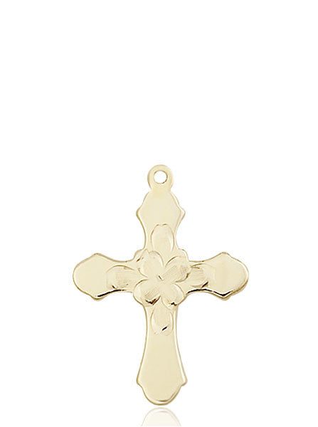 14kt Gold Cross Medal