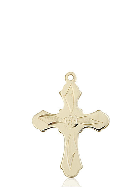 14kt Gold Cross Medal