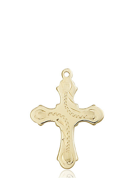 14kt Gold Cross Medal