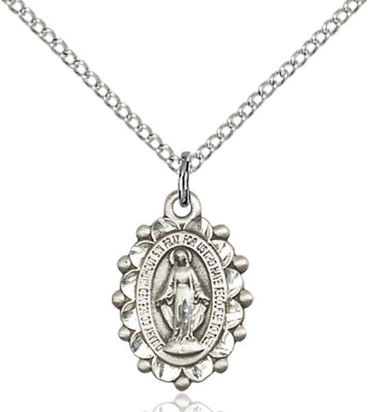 Sterling Silver Miraculous Pendant