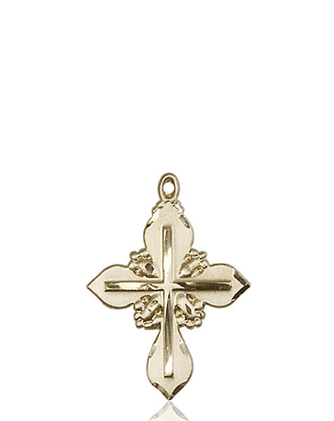 14kt Gold Cross Medal