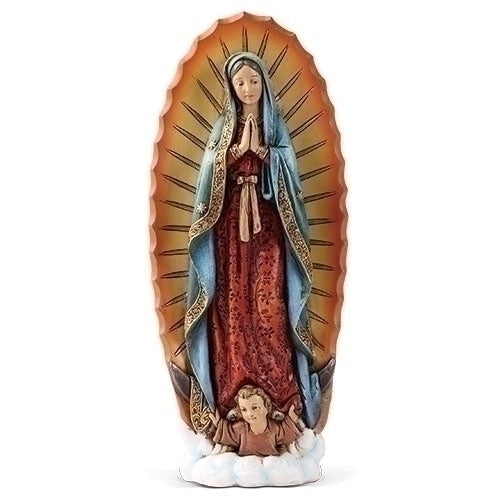 Figura/estatua de la Virgen de Guadalupe, 7.25"