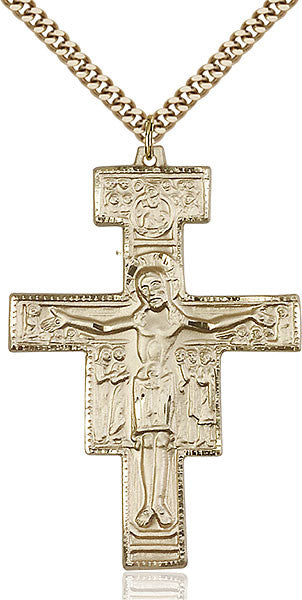 Gold Filled San Damiano Pendant