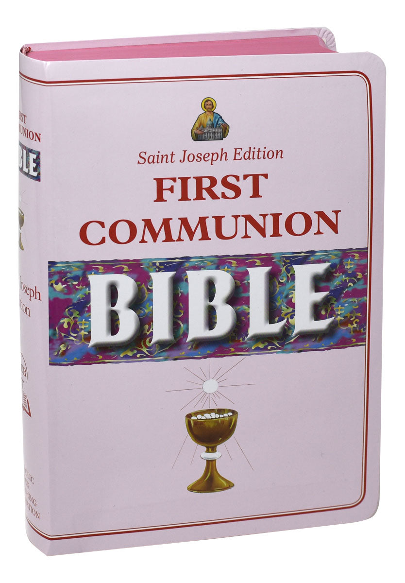 St. Joseph First Communion Bible - New Catholic Bible - Girl