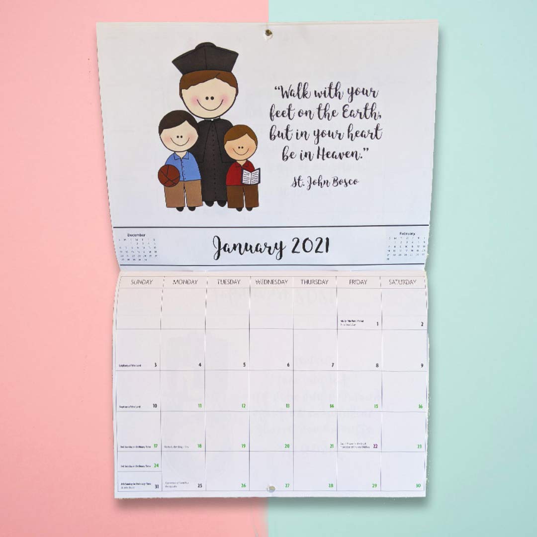 Glory Be Saints Calendar 2021
