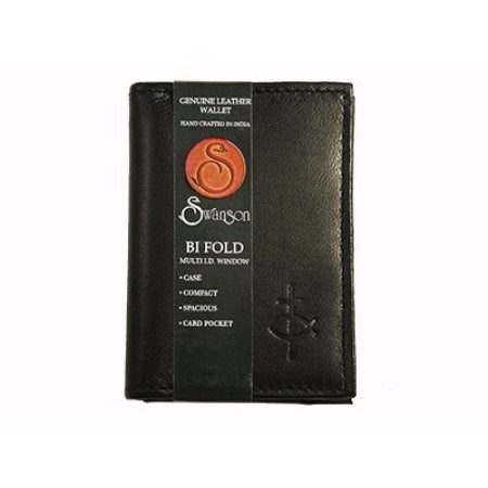 Wallet - Genuine Leather Credit Card Holder - Black