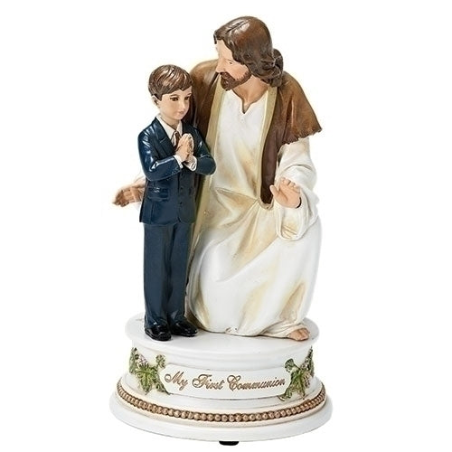 First Communion Musical Boy with Jesus