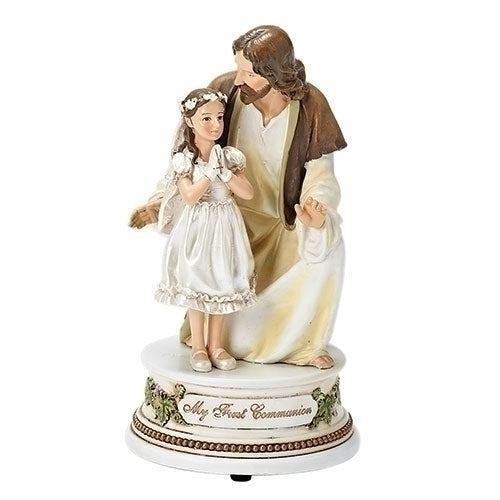 First Communion Musical Girl with Jesus