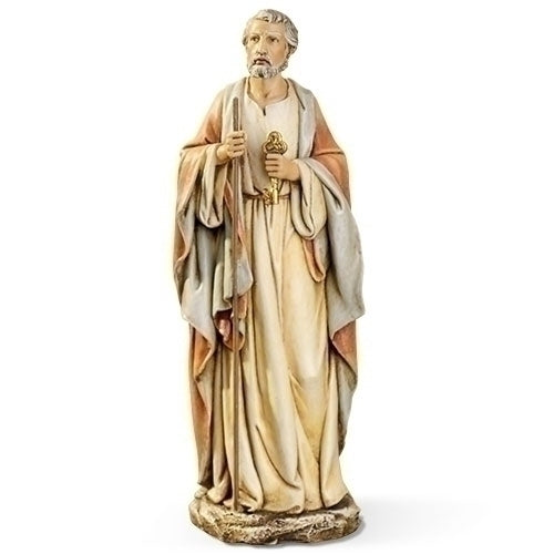 St. Peter with Key Statue 10.5"