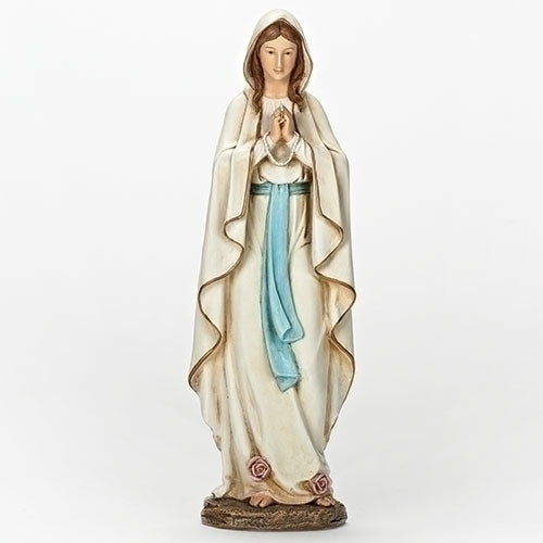 Estatua de Nuestra Señora de Lourdes 13.5"