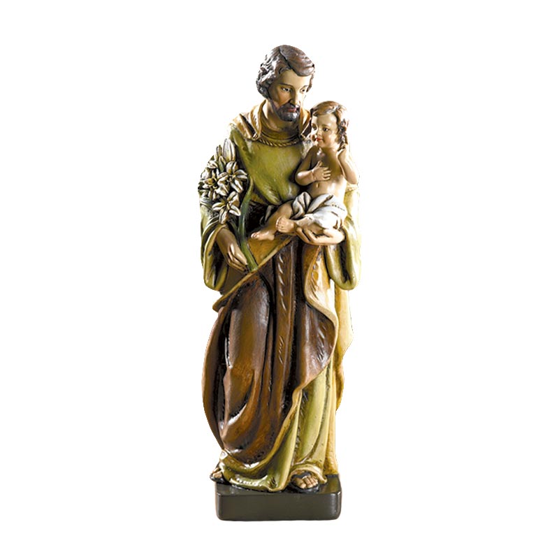 Saint Joseph with Child Statue, 8"