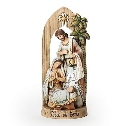 Holy Family under Arch Peace on Earth 12.75 [Joseph Studio]