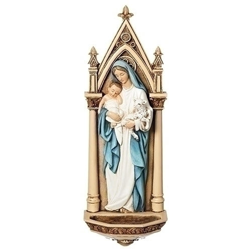 Mary with Child Holy Water Font