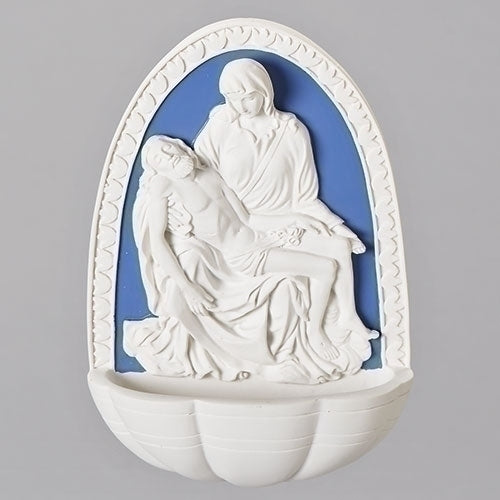 Mary and Jesus Pieta Holy Water Font