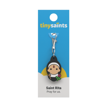Tiny Saints Charm - St. Rita