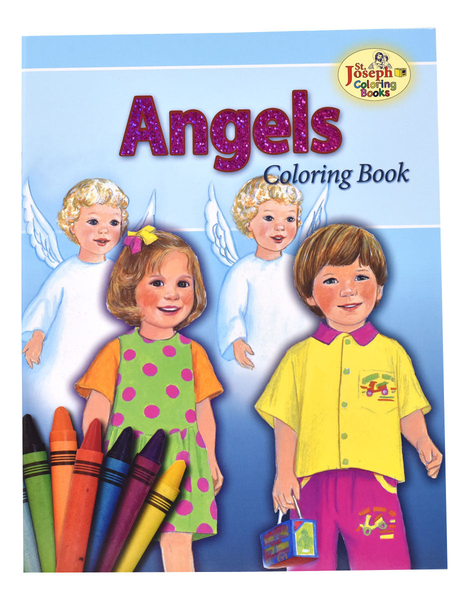 Coloring Book About The Angels