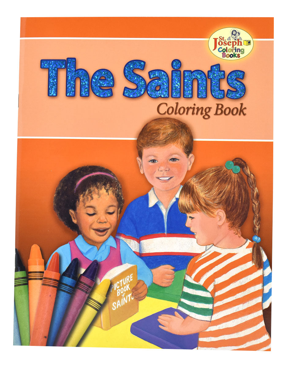 Libro para colorear sobre los santos