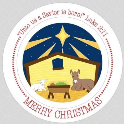 Unto Us A Savior Is Born Plate