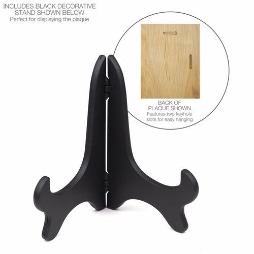 Footprints Plaque & Stand