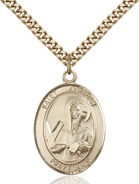 Gold Filled St. Andrew the Apostle Pendant