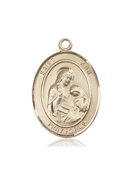 14kt Gold St. Ann Medal
