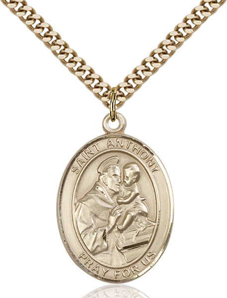 Gold Filled St. Anthony of Padua Pendant