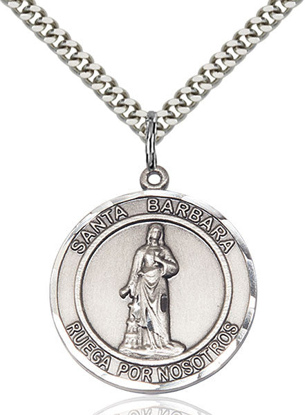 Sterling Silver Santa Barbara Pendant