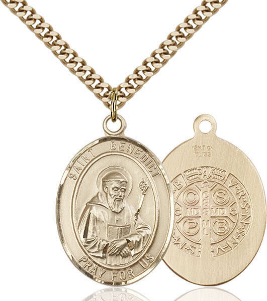 Gold Filled St. Benedict Pendant