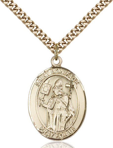 Gold Filled St. Boniface Pendant