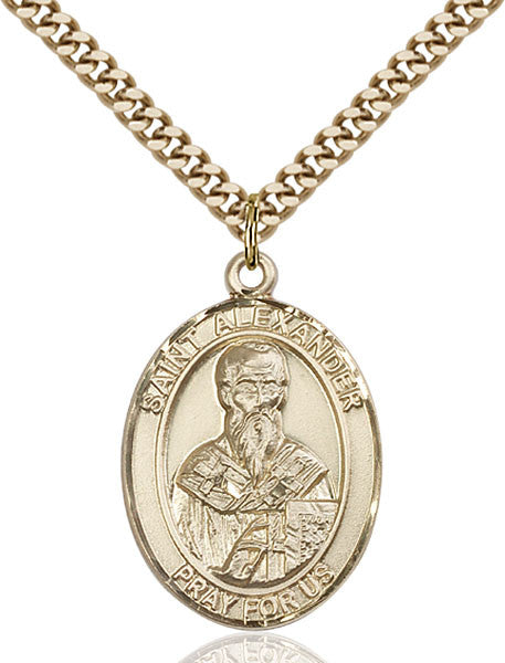 Gold Filled St. Alexander Sauli Pendant