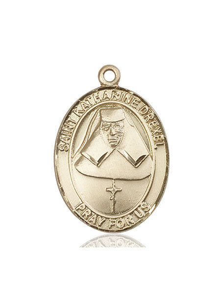 Medalla de oro de 14 quilates de Santa Catalina Drexel
