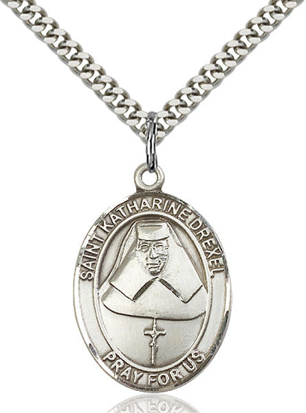 Sterling Silver St. Katharine Drexel Pendant