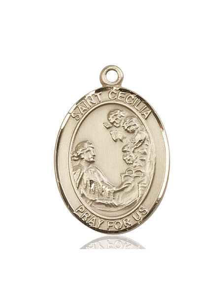 14kt Gold St. Cecilia Medal