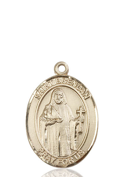 14kt Gold St. Brendan the Navigator Medal