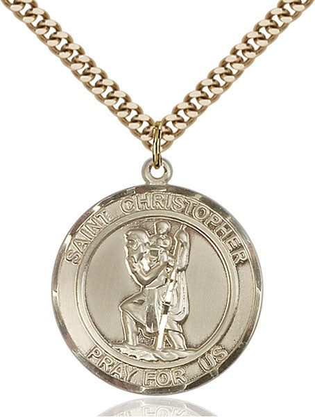 Gold Filled St. Christopher Pendant