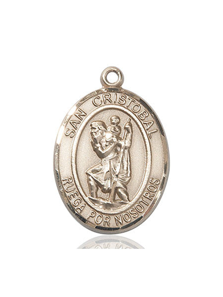 14kt Gold San Cristobal Medal