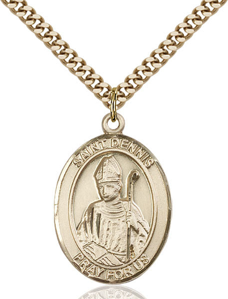 Gold Filled St. Dennis Pendant