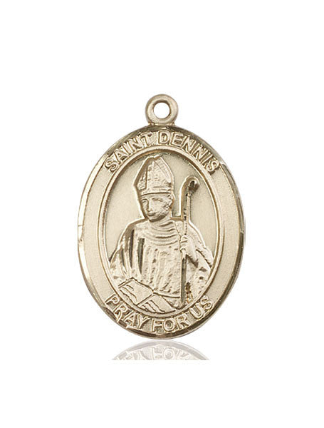 14kt Gold St. Dennis Medal