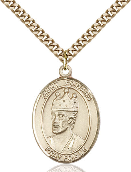 Gold Filled St. Edward the Confessor Pendant