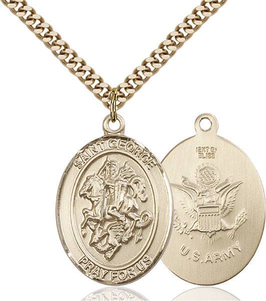 Gold Filled St. George Pendant