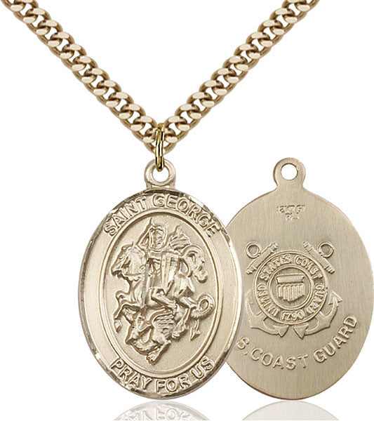 Gold Filled St. George Pendant