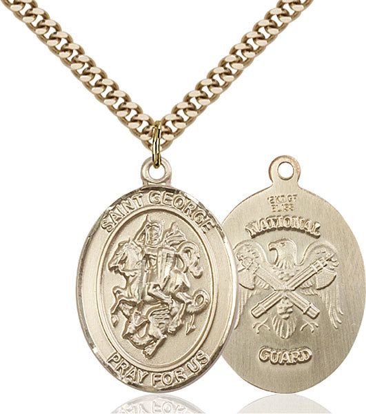Gold Filled St. George Pendant