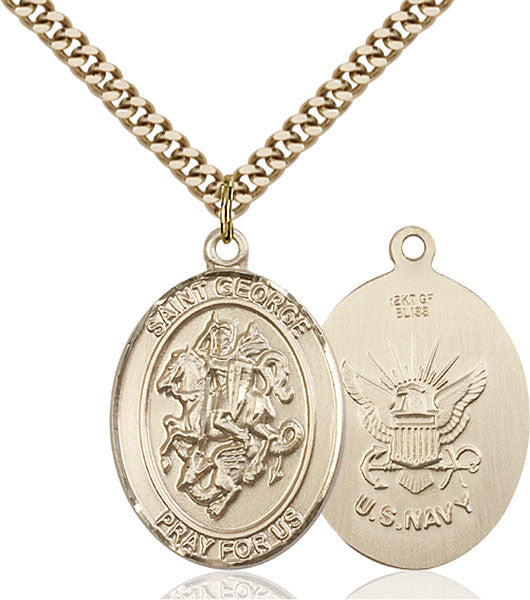 Gold Filled St. George Pendant