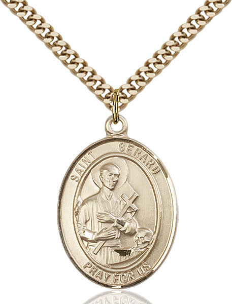 Gold Filled St. Gerard Majella Pendant