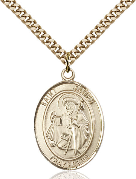 Gold Filled St. James the Greater Pendant