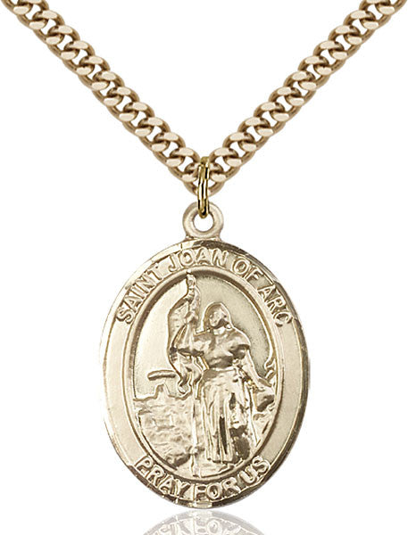Gold Filled St. Joan of Arc Pendant