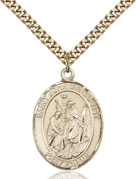 Gold Filled St. John the Baptist Pendant