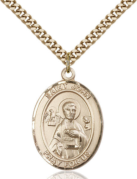 Gold Filled St. John the Apostle Pendant