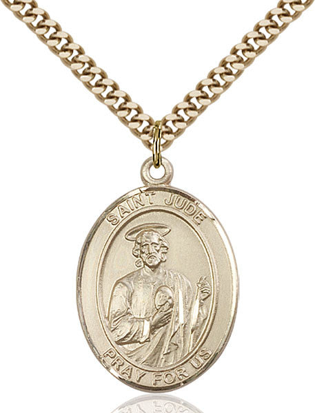 Gold Filled St. Jude Thaddeus Pendant