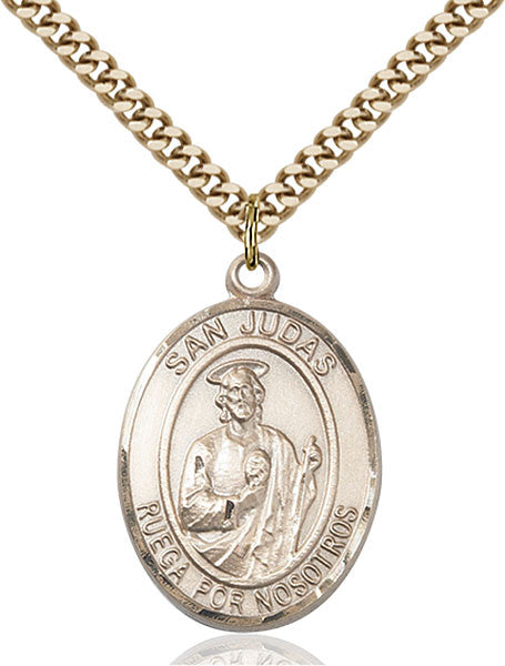 Gold Filled San Judas Pendant